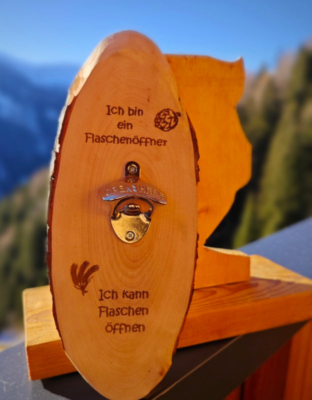 Flaschenöffner zur Wandbefestigung